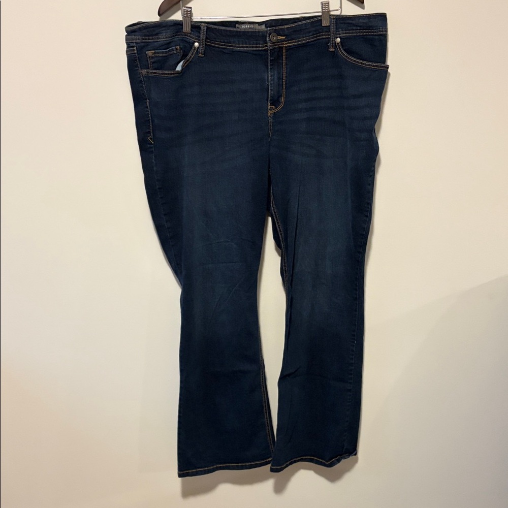 torrid Tall Dark Indigo Boot-Cut Jeans